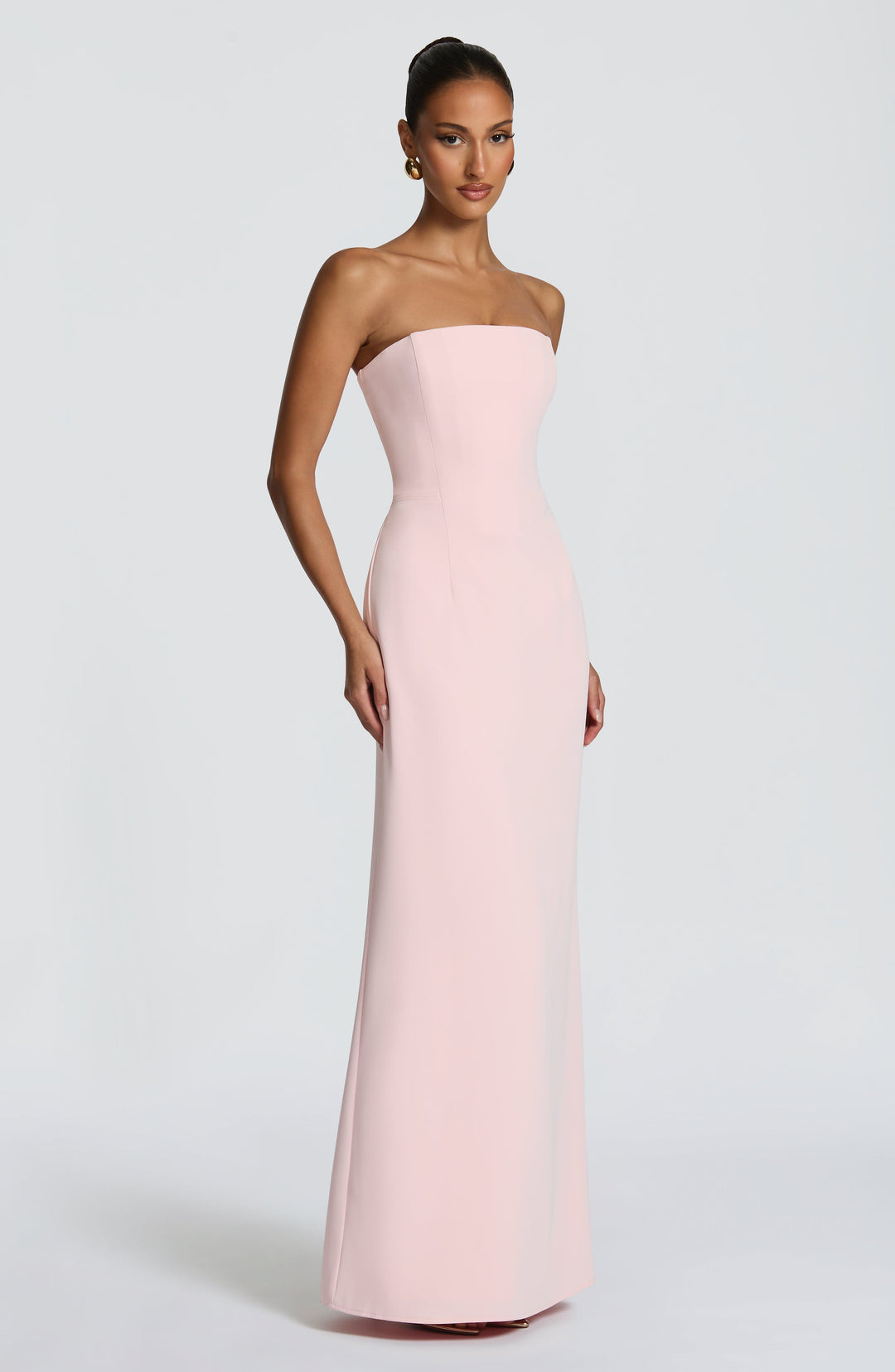 Junamira Maxi Dress in Blush by Clandour, product photo 3