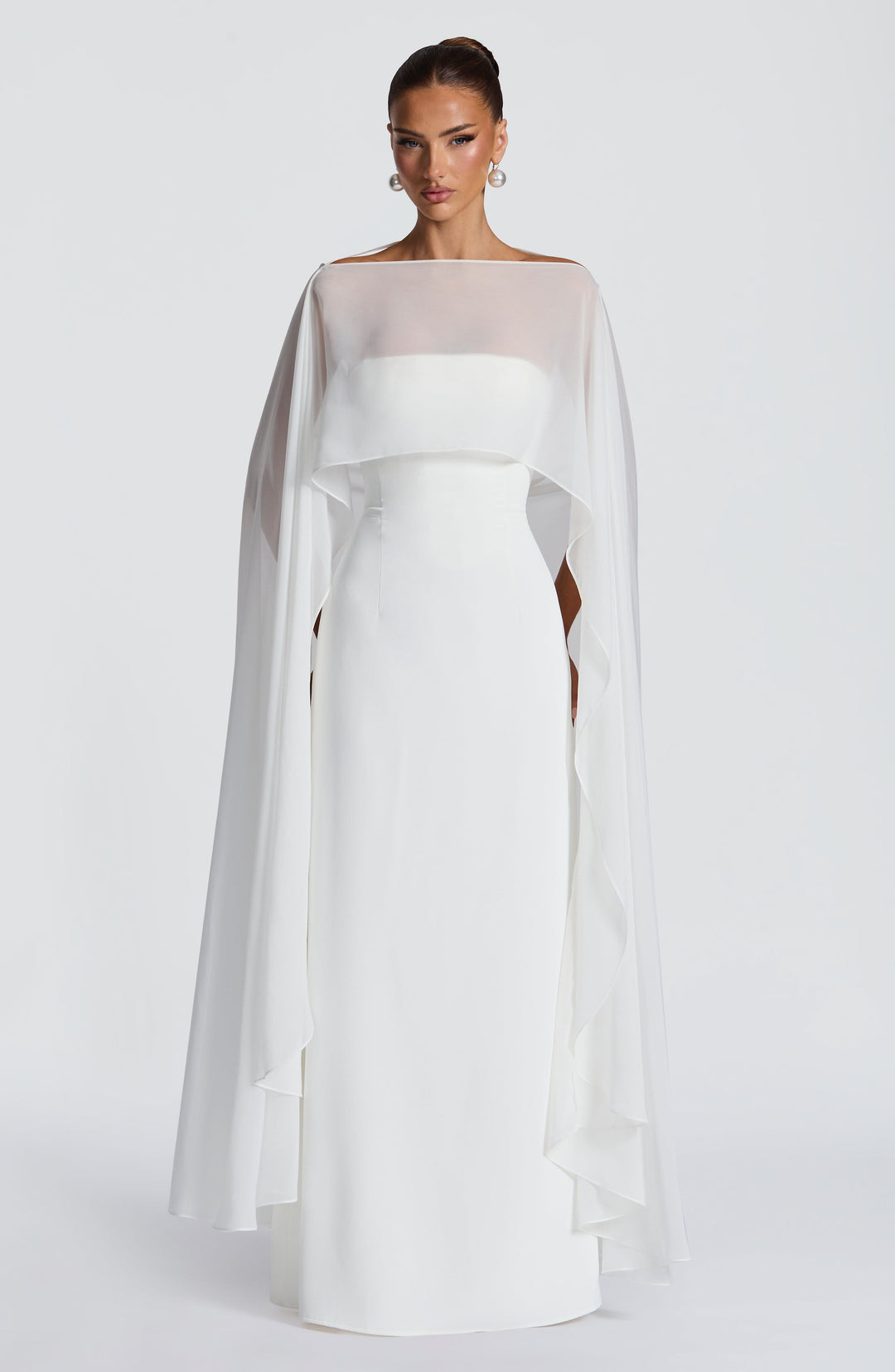 Junamira Maxi Dress in Ivory by Clandour, product photo 8