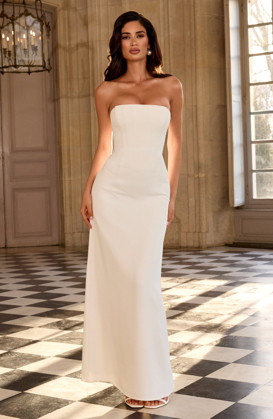 Junamira Maxi Dress in Ivory by Clandour, product photo 9
