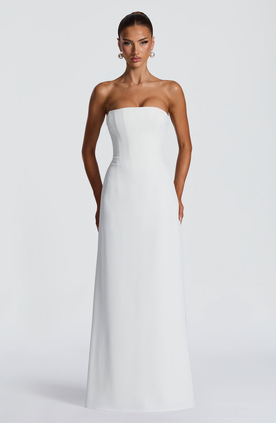 Junamira Maxi Dress in Ivory by Clandour, product photo 10