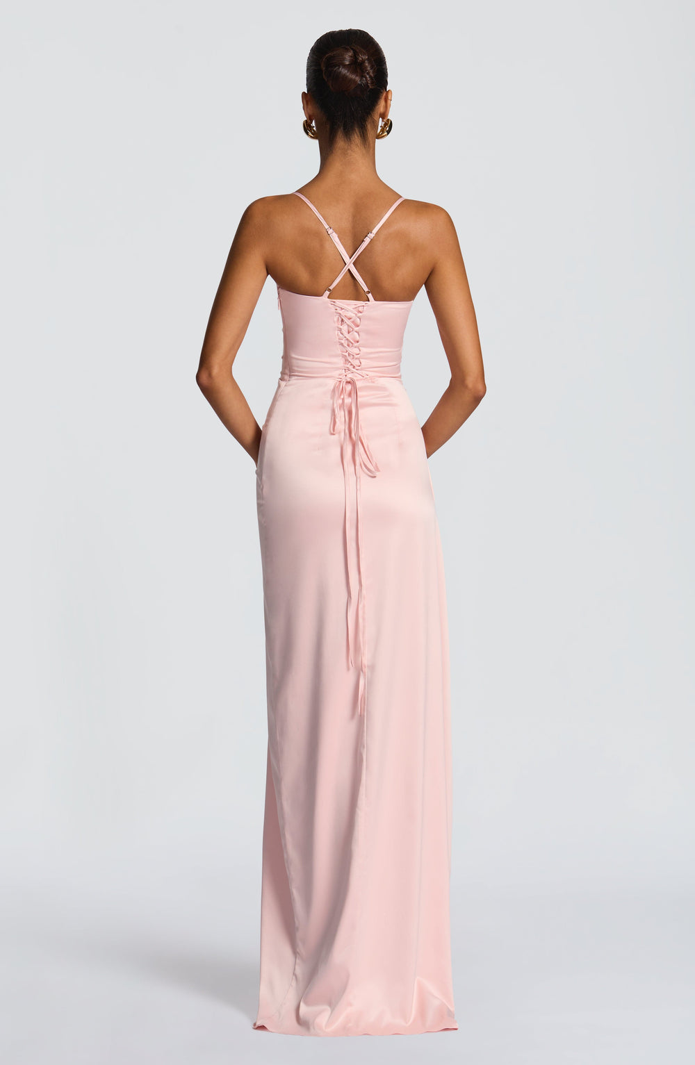 Junanna Maxi Dress in Blush by Clandour, product photo 2