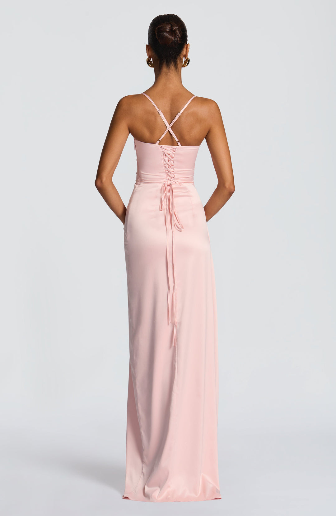 Junanna Maxi Dress in Blush by Clandour, product photo 2