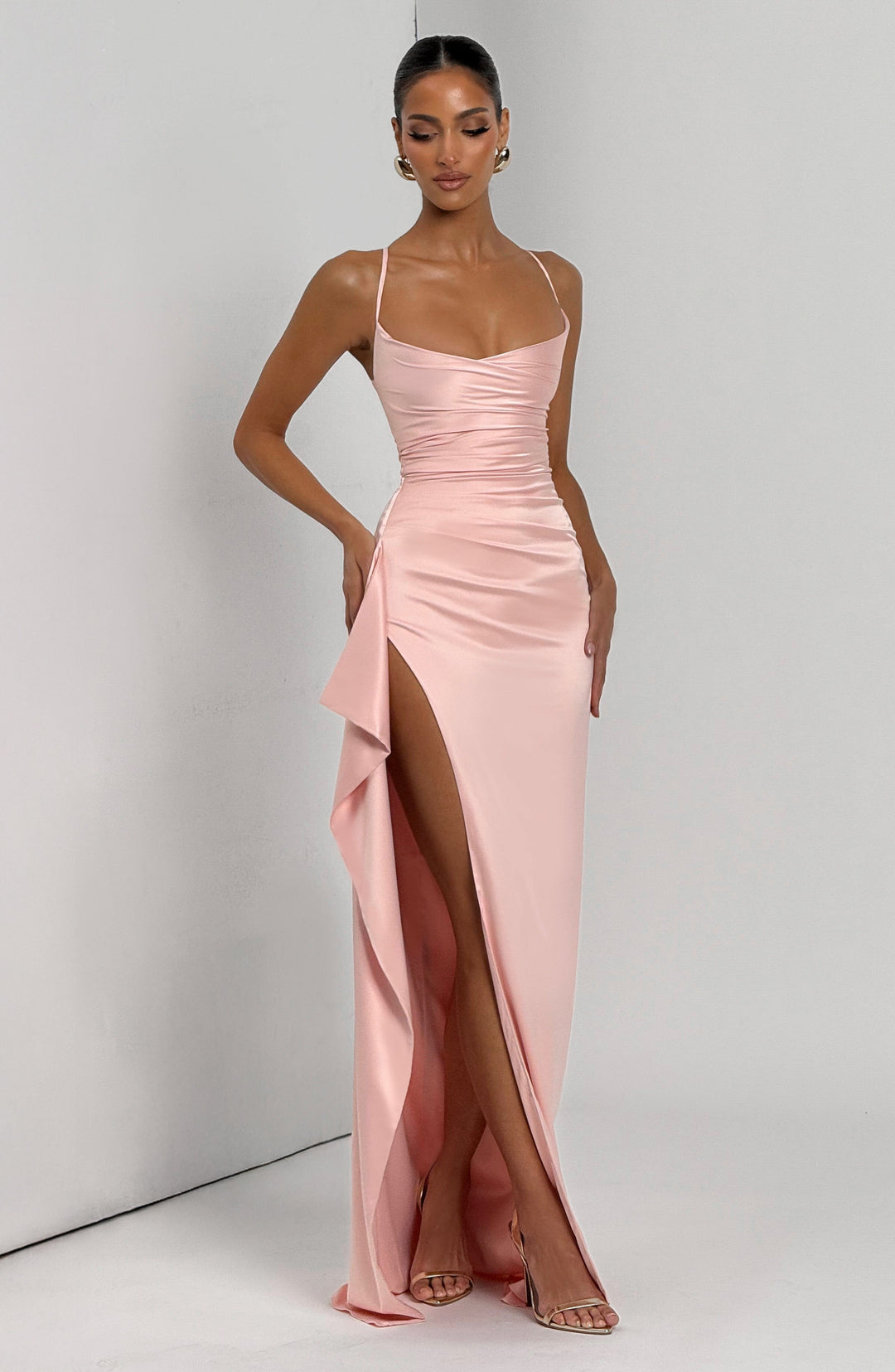 Junanna Maxi Dress in Blush by Clandour, product photo 9