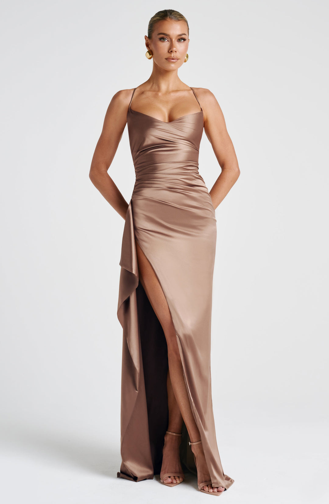 Junanna Maxi Dress in Hazel by Clandour, product photo 2
