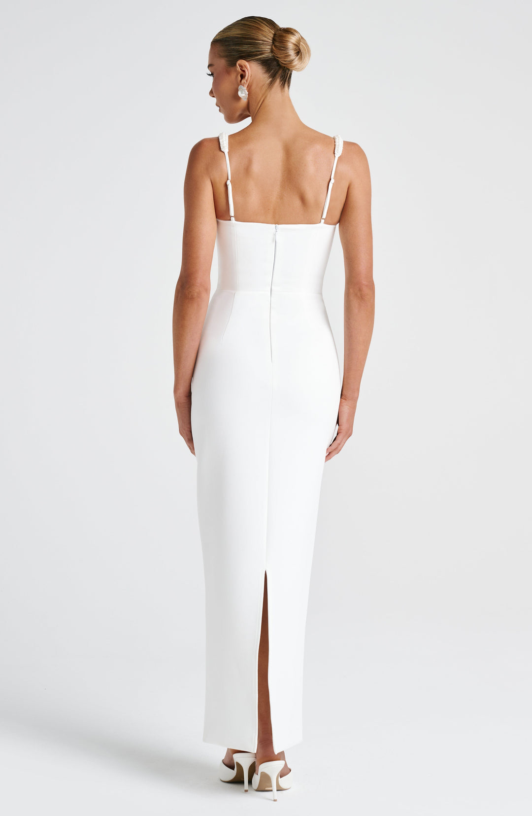 Junaoria Midaxi Dress in Ivory by Clandour, product photo 8