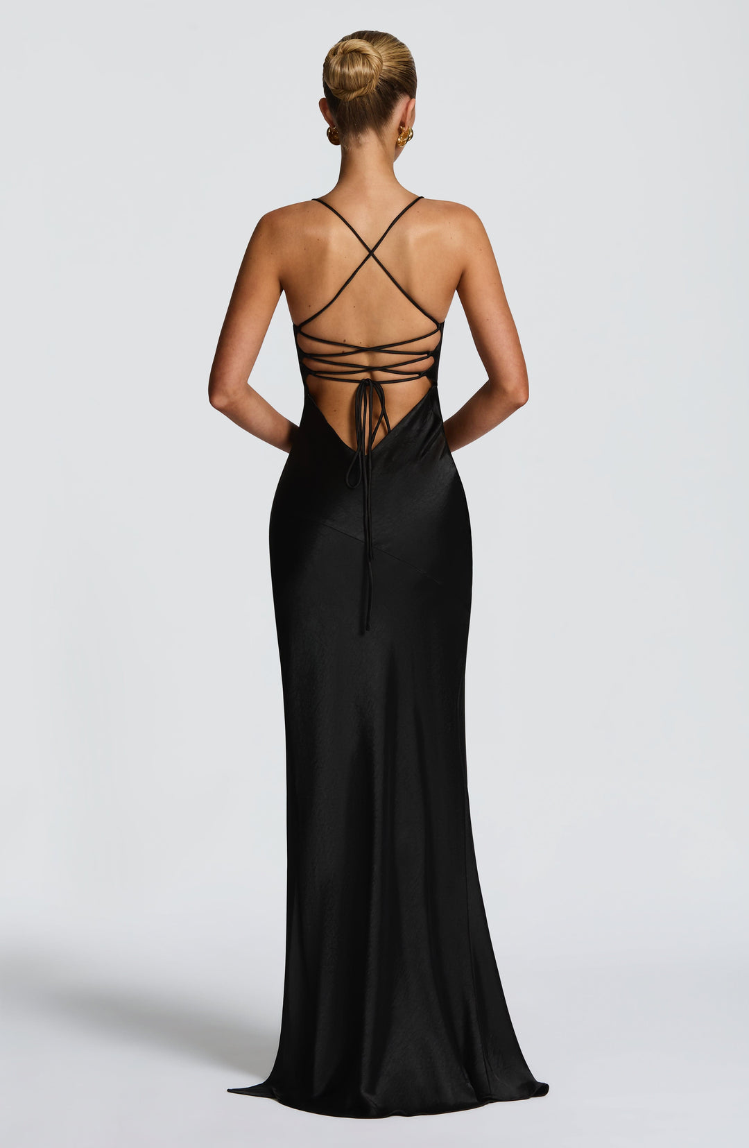 Junavieve Maxi Dress in Black by Clandour, product photo 2