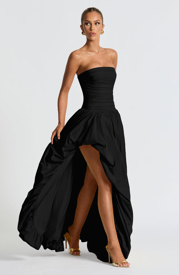 Kiraella Maxi Dress in Black by Clandour, product photo 2