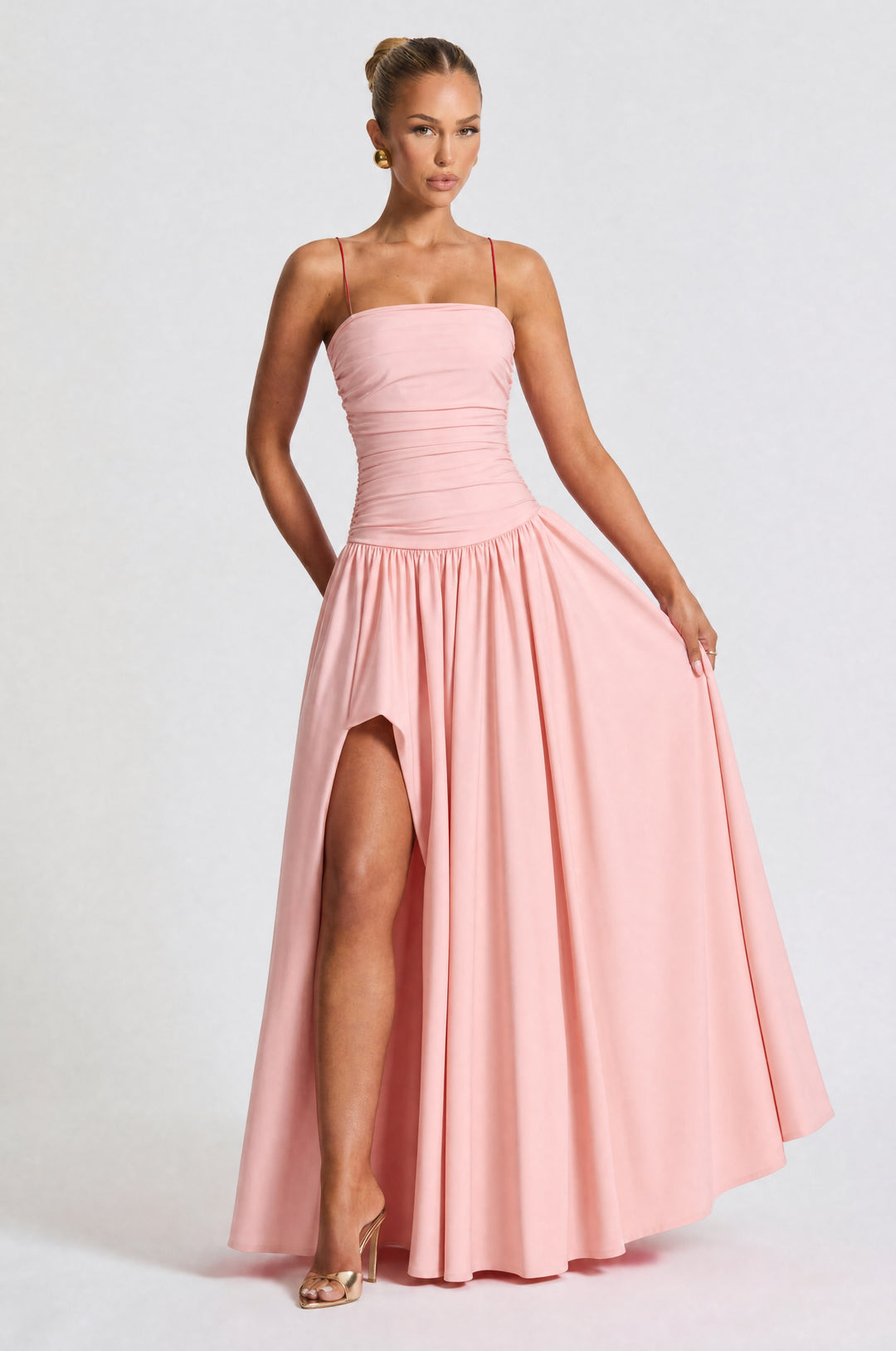 Clandour | Kiraella Maxi Dress - Peach - product photo 1