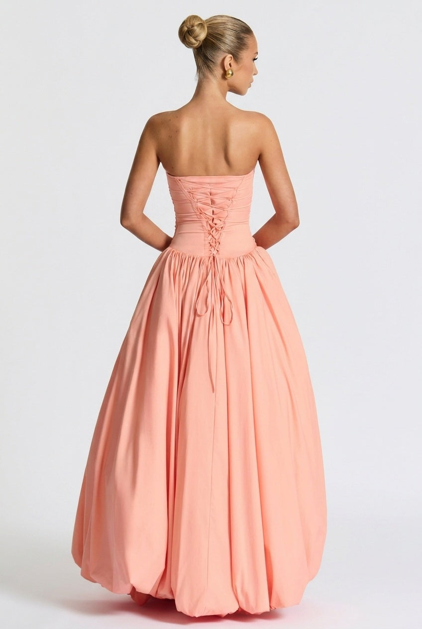 Clandour | Kiraella Maxi Dress - Peach - product photo 2