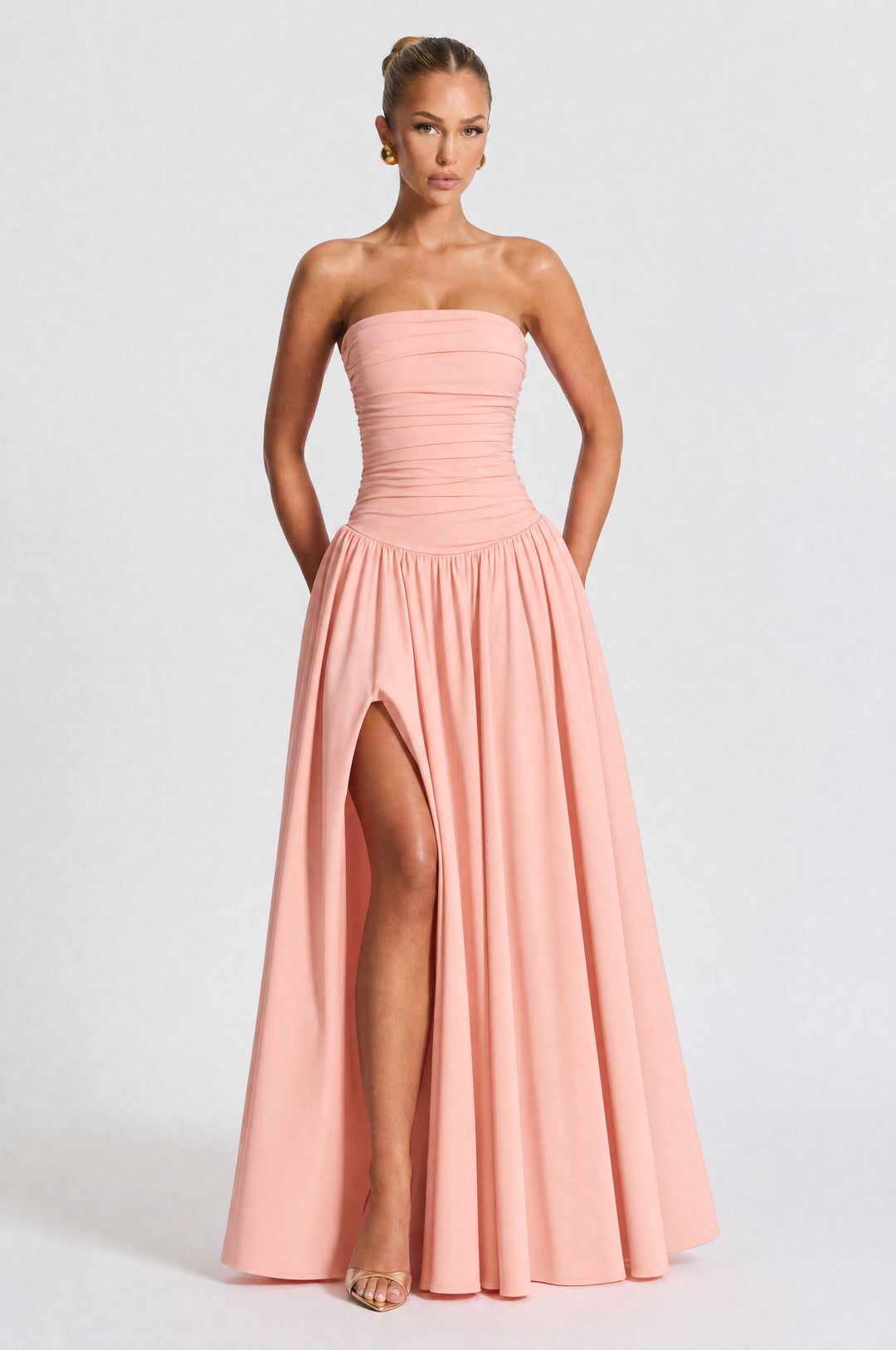 Clandour | Kiraella Maxi Dress - Peach - product photo 8