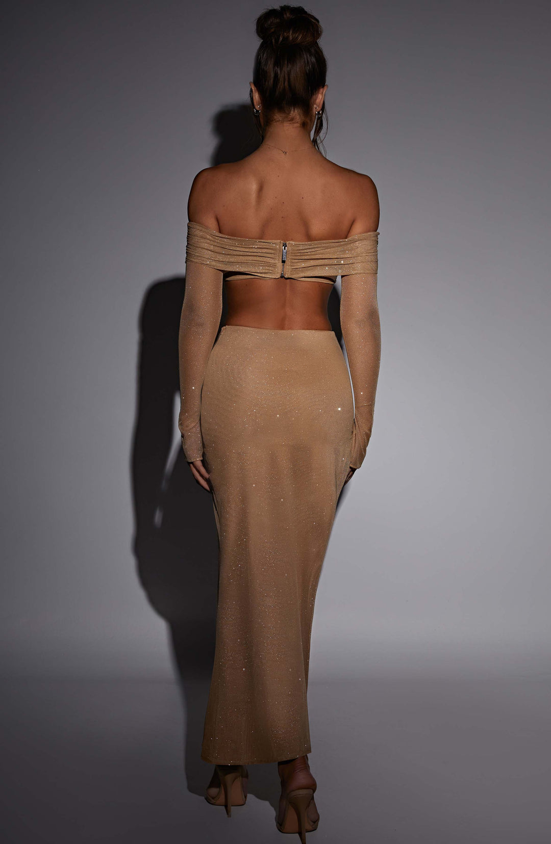 Kiraia Top in Gold Sparkle by Clandour, product photo 11