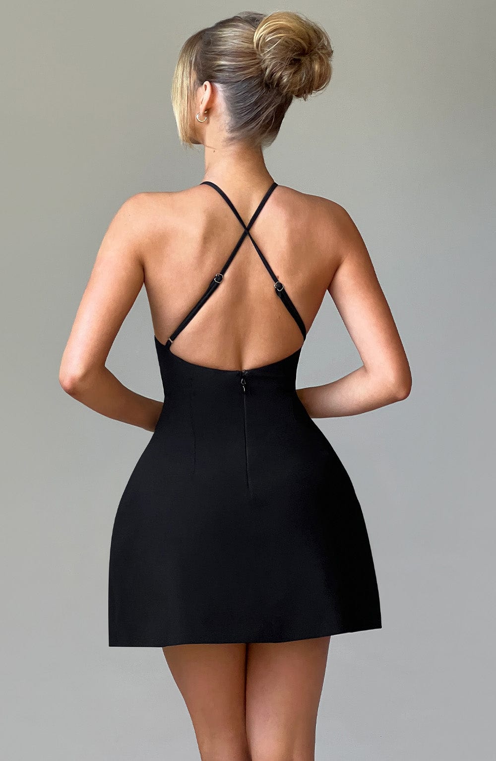 Kiraise Mini Dress in Black by Clandour, product photo 5