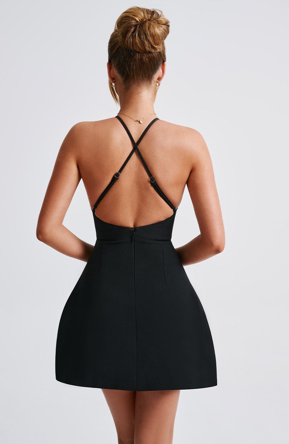 Kiraise Mini Dress in Black by Clandour, product photo 9