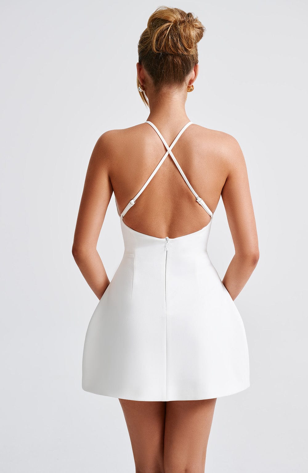 Kiraise Mini Dress in Ivory by Clandour, product photo 7