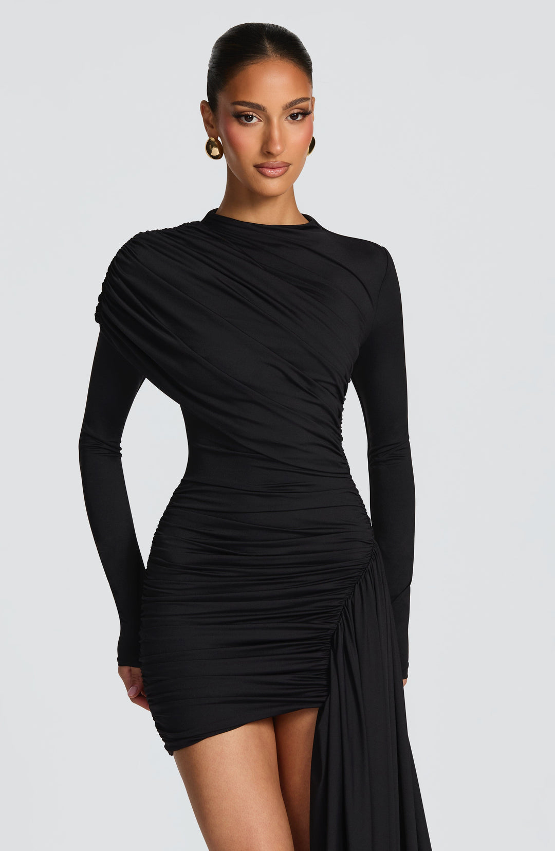 Kiramira Mini Dress in Black by Clandour, product photo 3