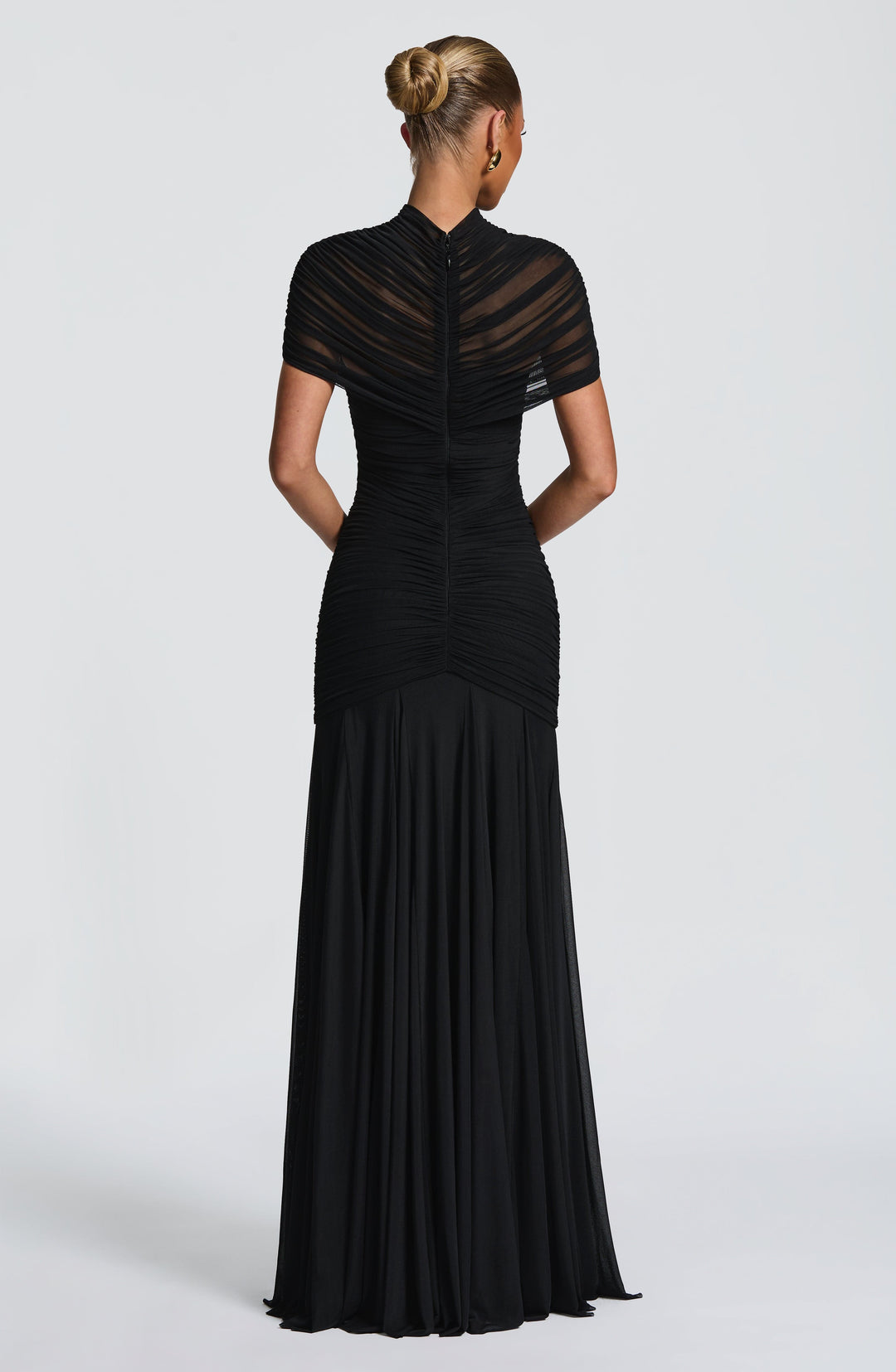 Kiranna Maxi Dress in Black by Clandour, product photo 3