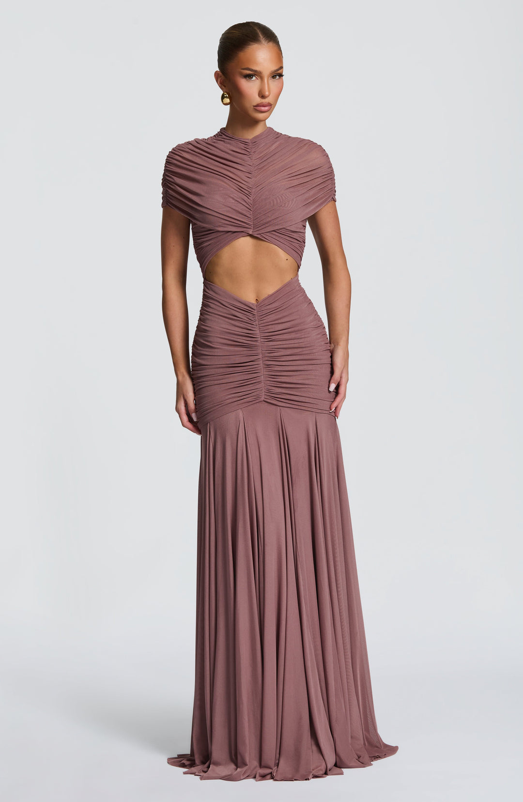 Kiranna Maxi Dress in Dusty Rose by Clandour, product photo 4