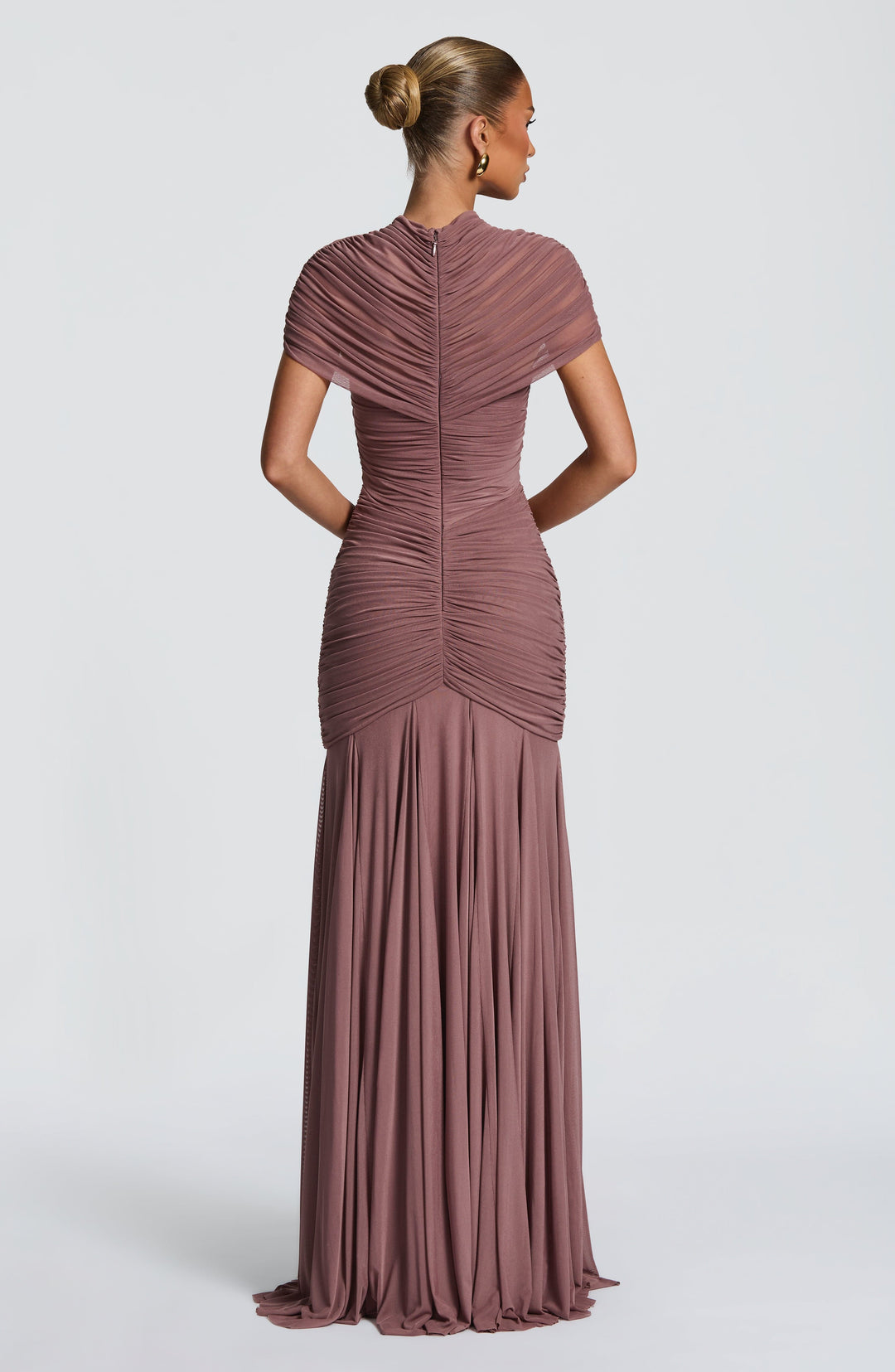 Kiranna Maxi Dress in Dusty Rose by Clandour, product photo 5