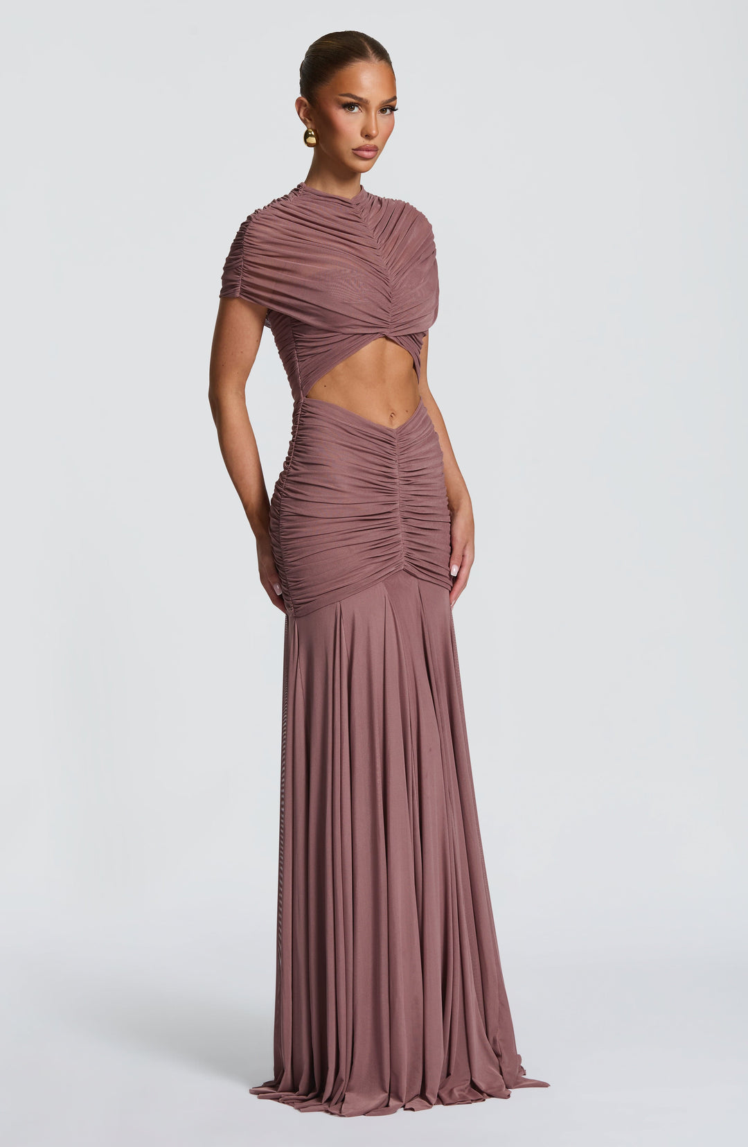 Kiranna Maxi Dress in Dusty Rose by Clandour, product photo 8