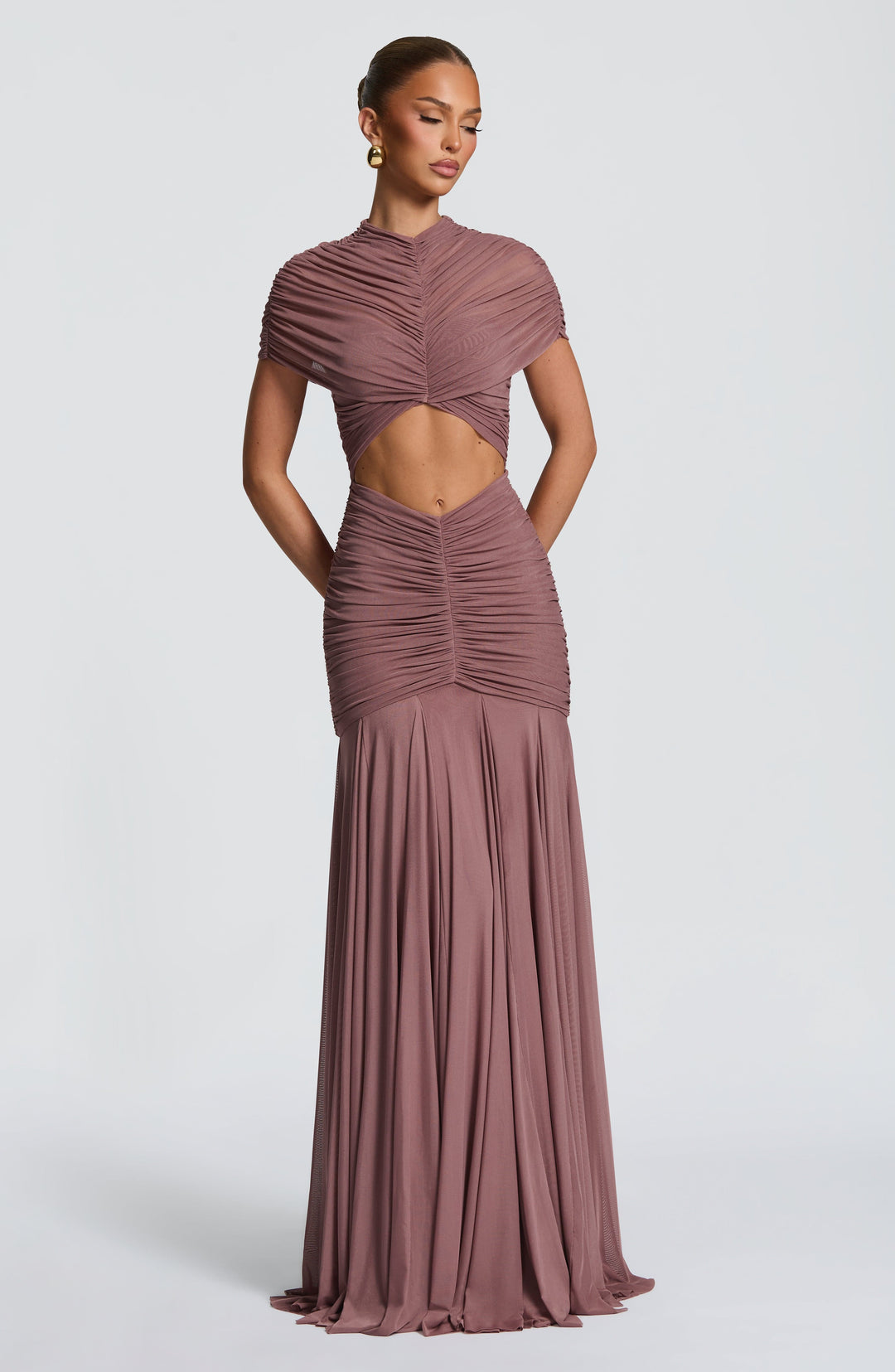 Kiranna Maxi Dress in Dusty Rose by Clandour, product photo 9