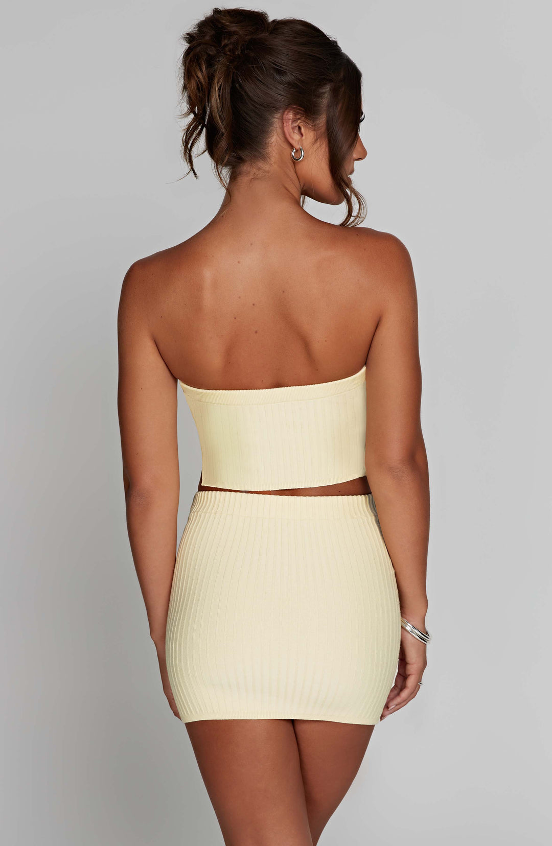 Kiraola Mini Skirt in Lemon by Clandour, product photo 5
