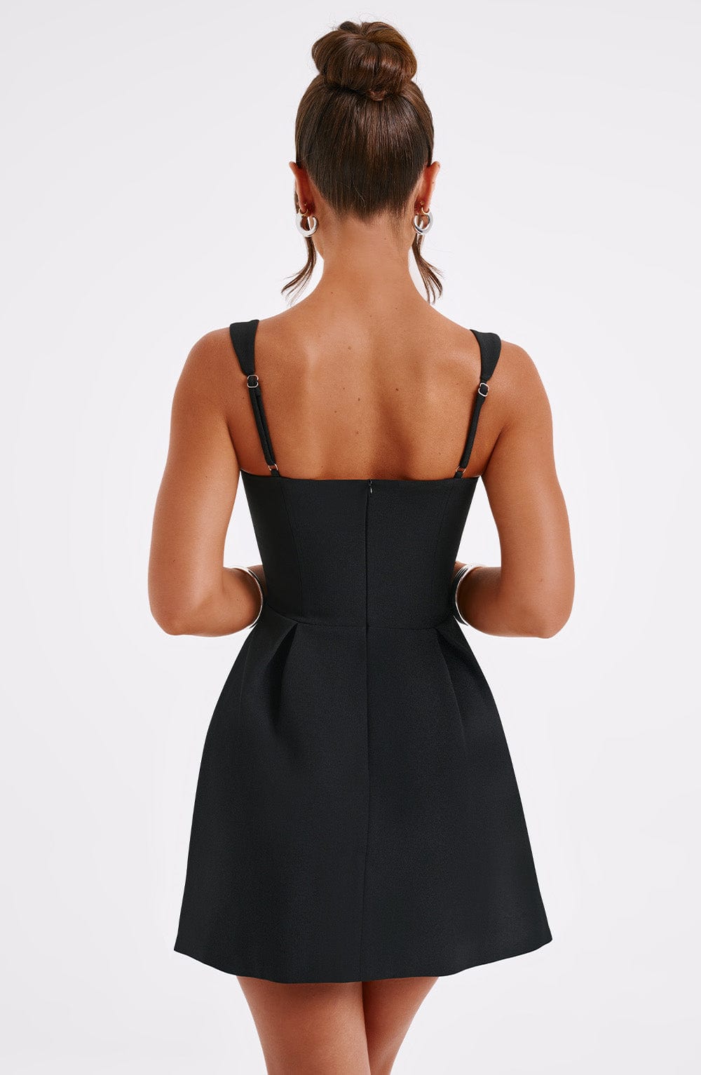 Kiraora Mini Dress in Black by Clandour, product photo 2