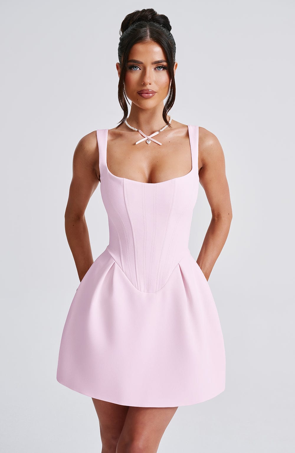 Kiraora Mini Dress in Blush by Clandour, product photo 8