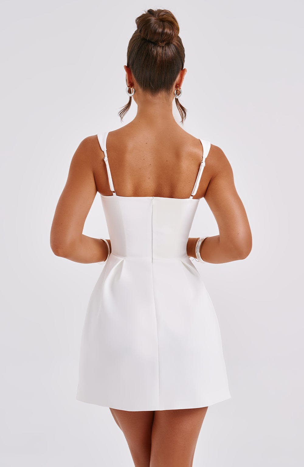 Kiraora Mini Dress in Ivory by Clandour, product photo 3