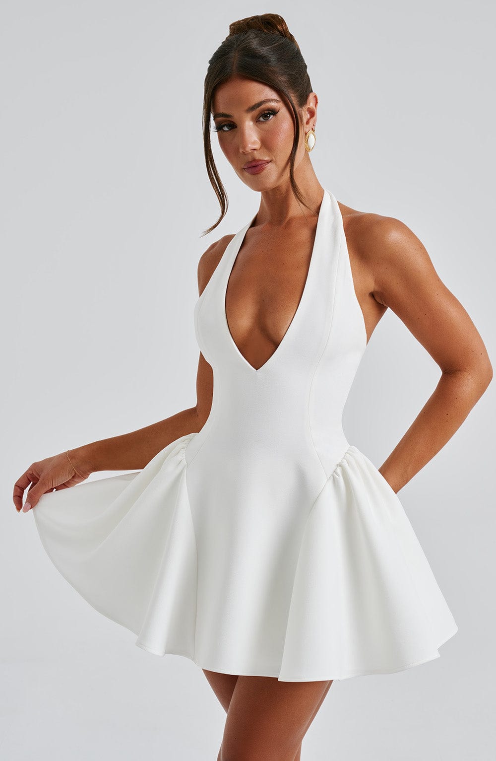 Kiraoria Playsuit in Ivory by Clandour, product photo 5