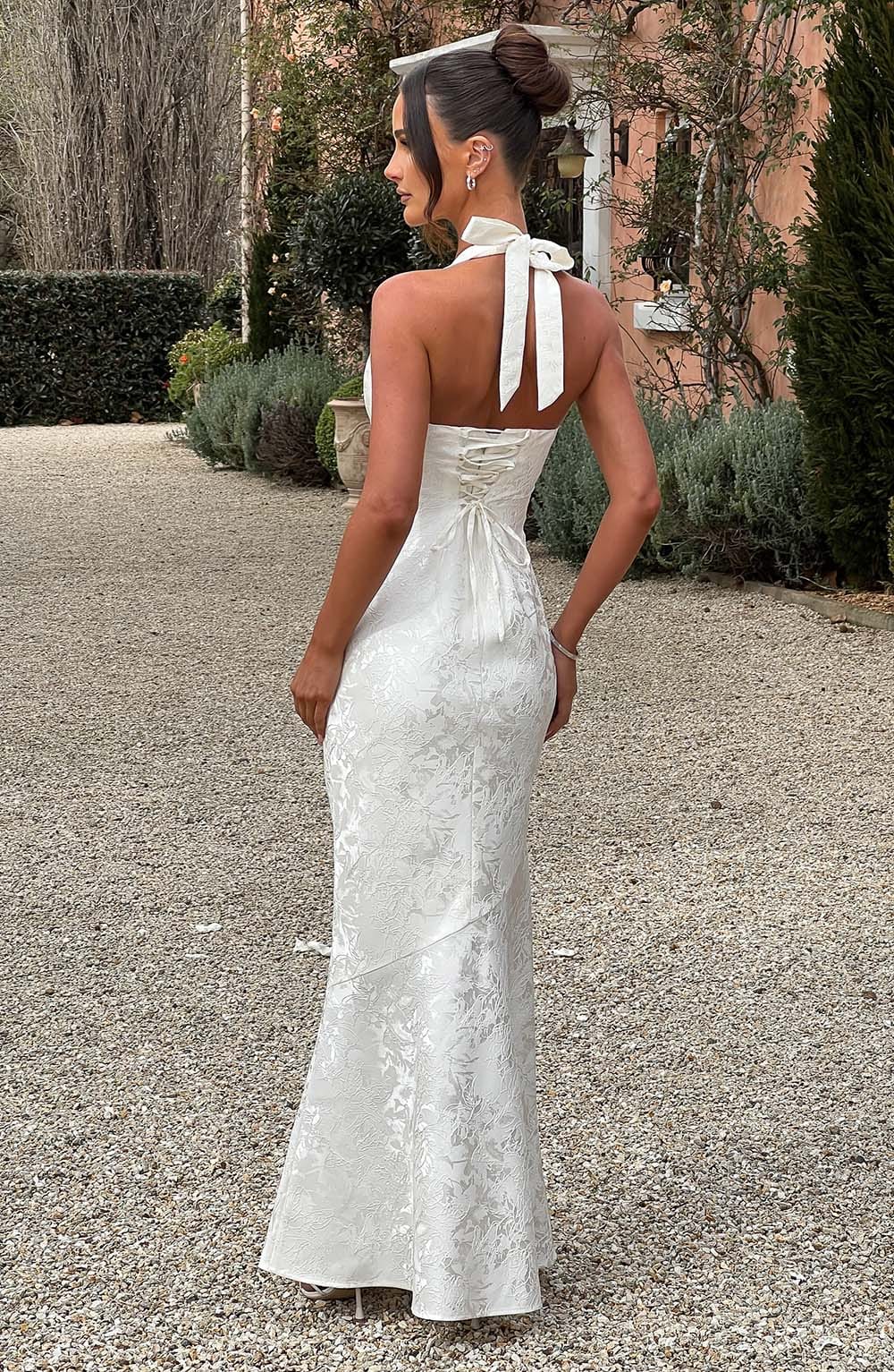 Kirara Maxi Dress in Ivory by Clandour, product photo 2