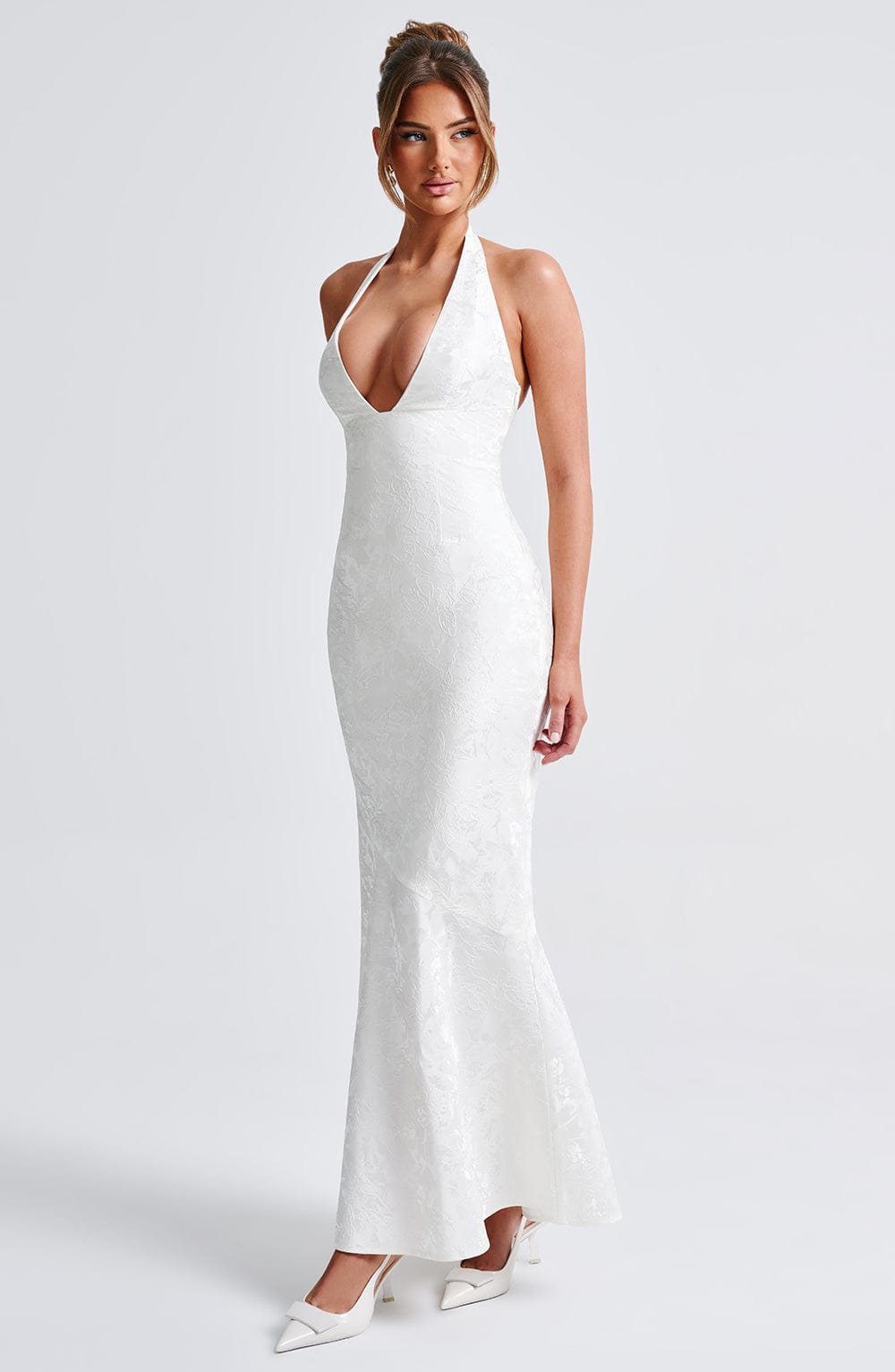 Kirara Maxi Dress in Ivory by Clandour, product photo 6