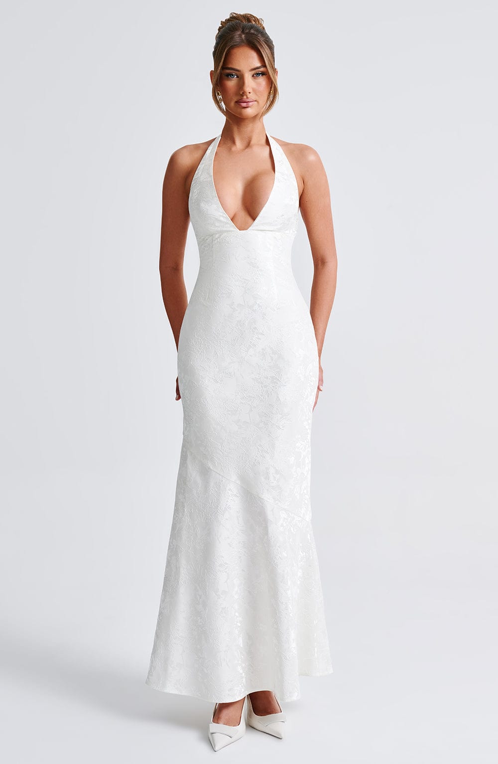 Kirara Maxi Dress in Ivory by Clandour, product photo 9