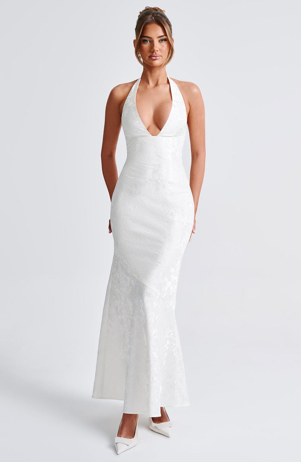 Kirara Maxi Dress in Ivory by Clandour, product photo 10