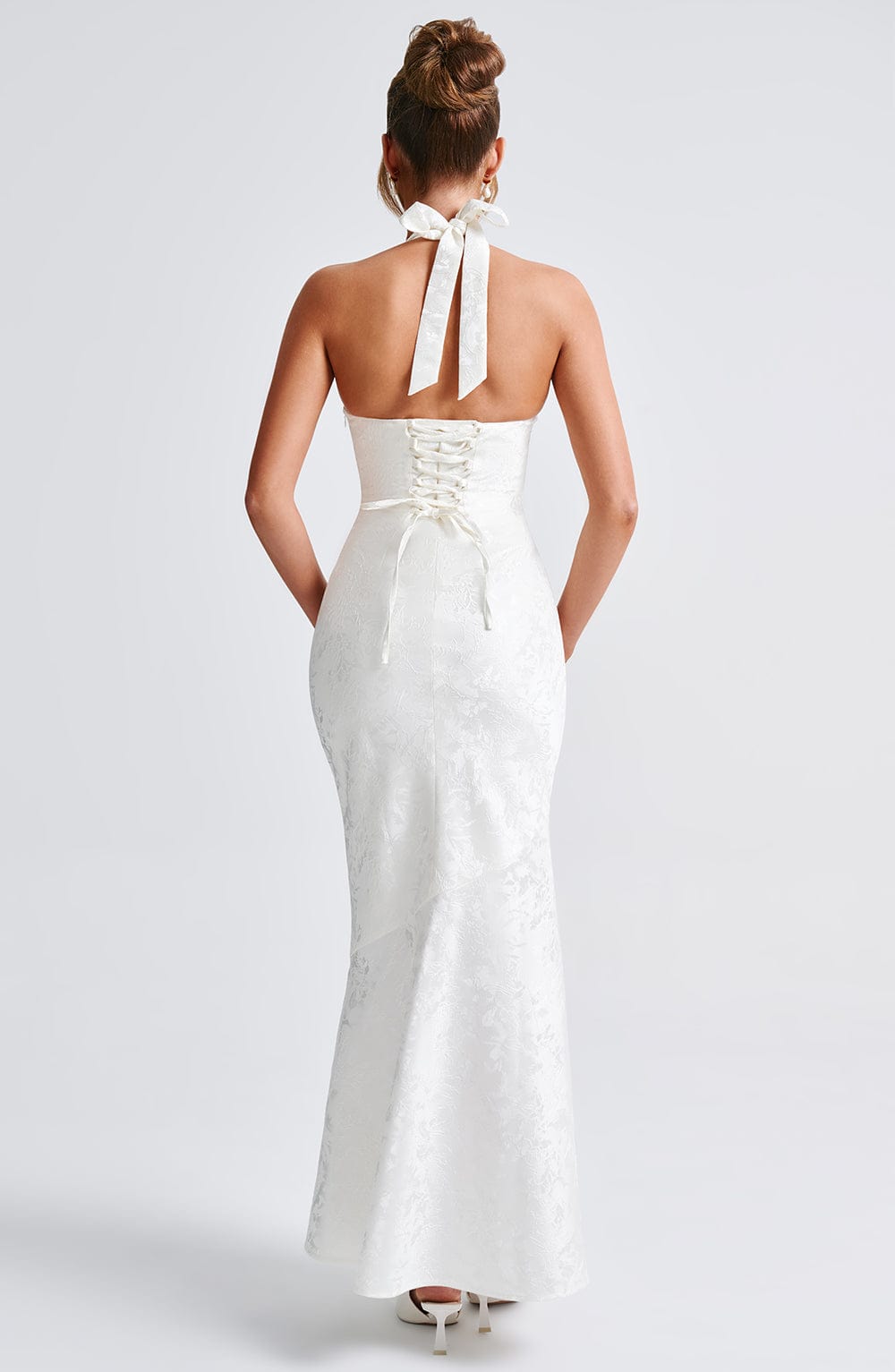 Kirara Maxi Dress in Ivory by Clandour, product photo 11