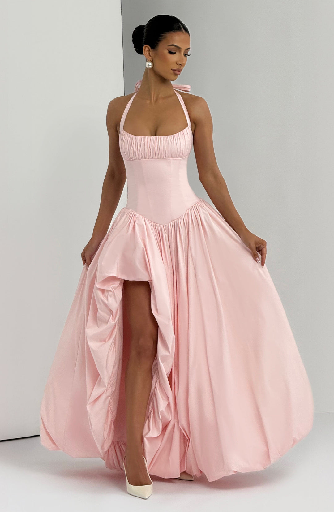 Lumaella Maxi Dress in Blush by Clandour, product photo 5