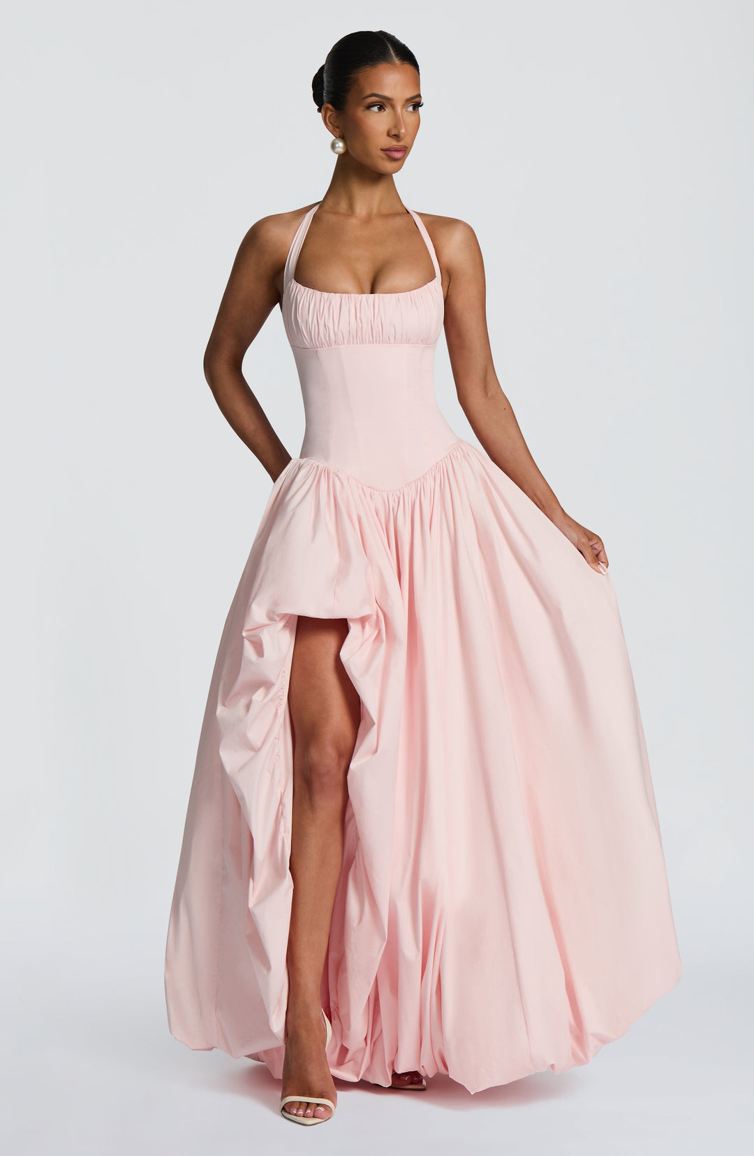 Lumaella Maxi Dress in Blush by Clandour, product photo 6