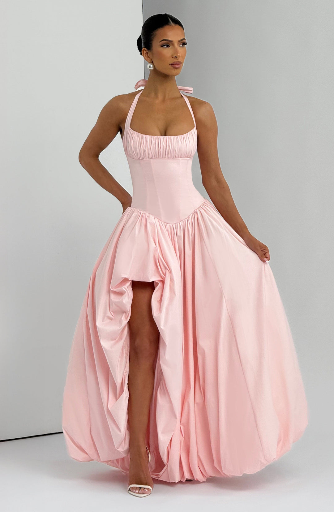Lumaella Maxi Dress in Blush by Clandour, product photo 9