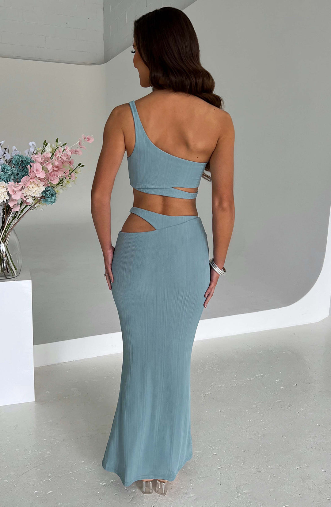 Lumaelle Top in Steel by Clandour, product photo 3
