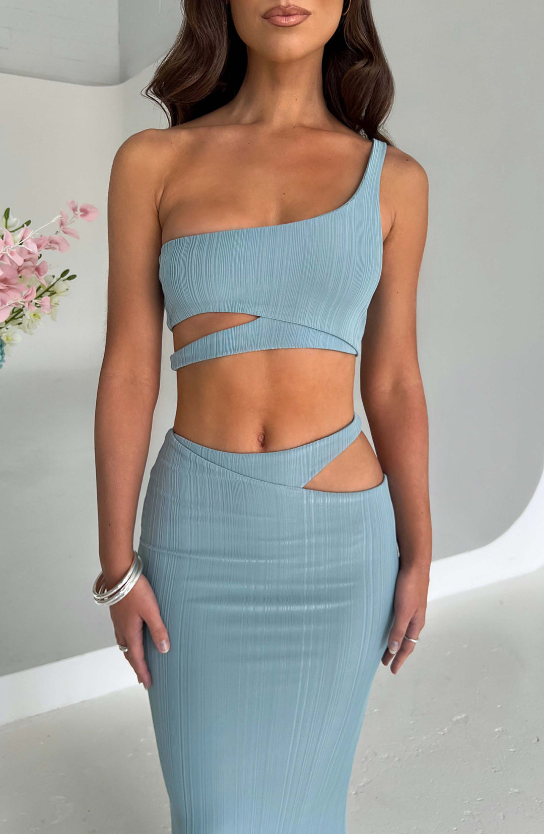 Lumaelle Top in Steel by Clandour, product photo 8