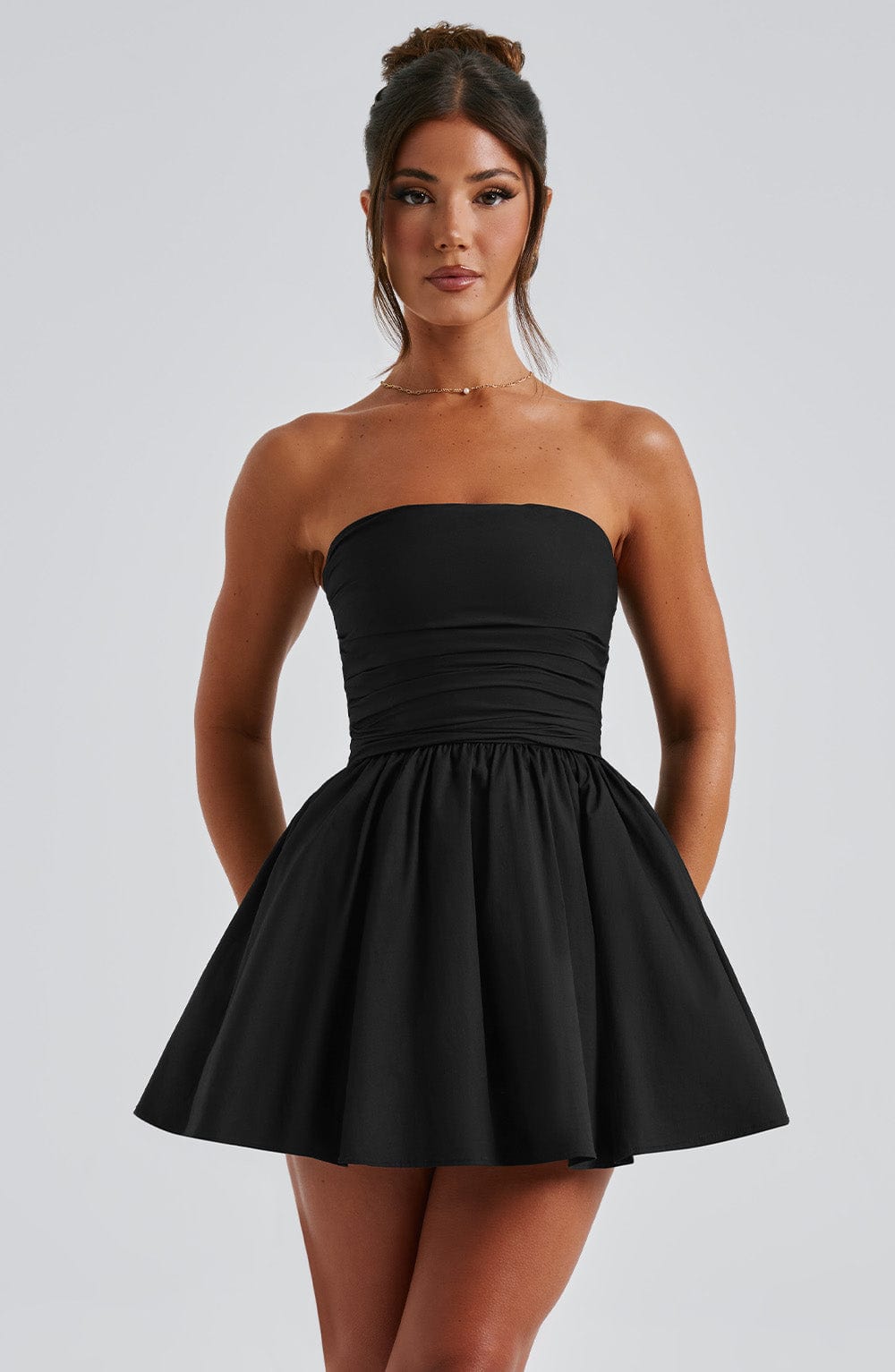 Lumaena Mini Dress in Black by Clandour, product photo 9
