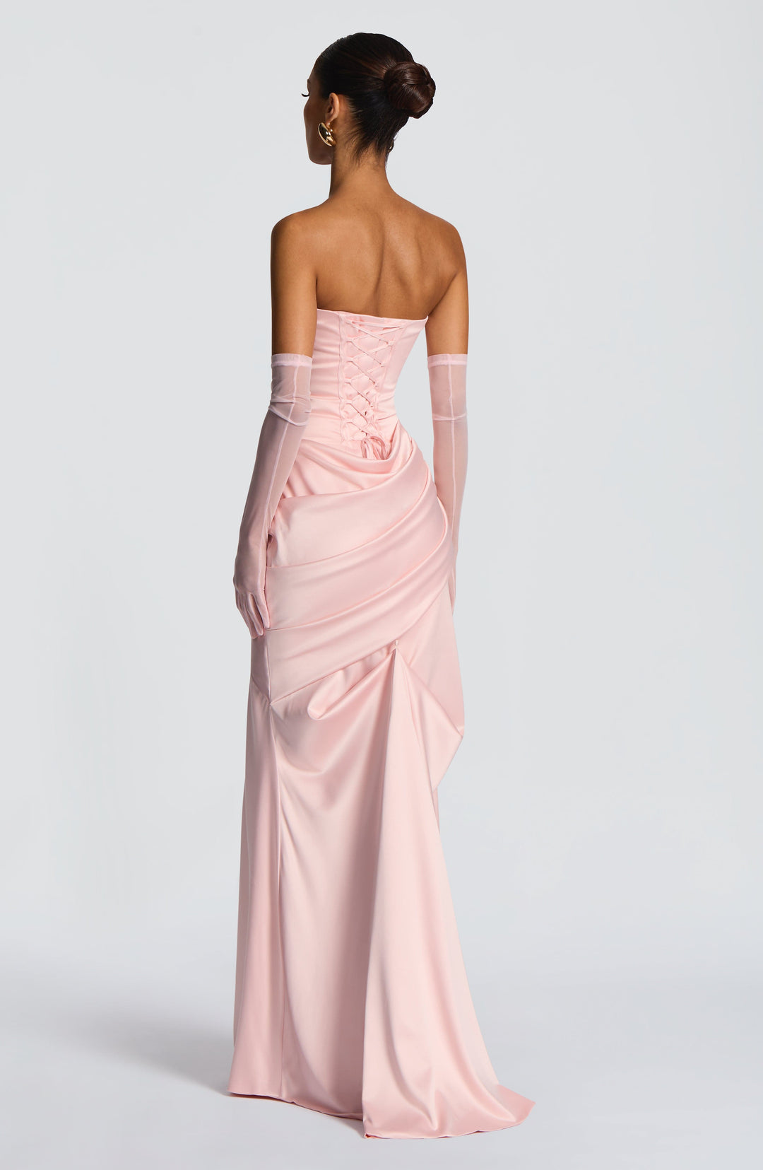 Lumaessa Maxi Dress in Blush by Clandour, product photo 5