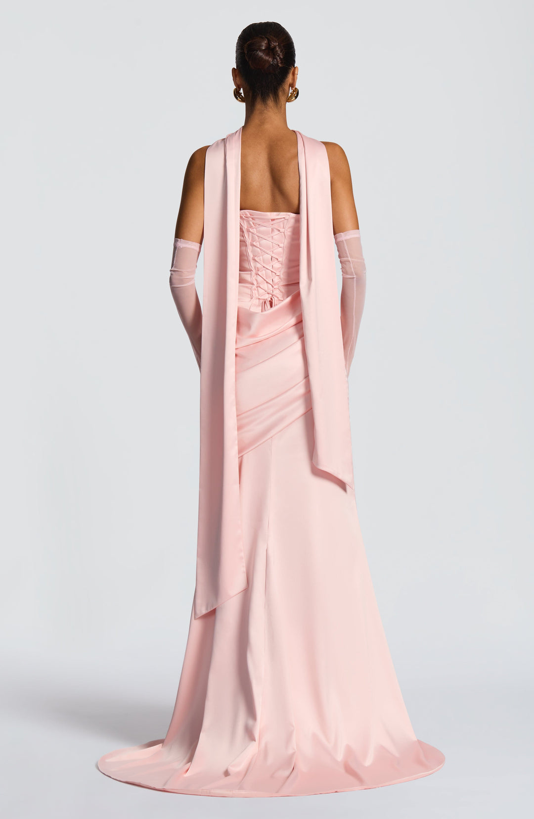 Lumaessa Maxi Dress in Blush by Clandour, product photo 9