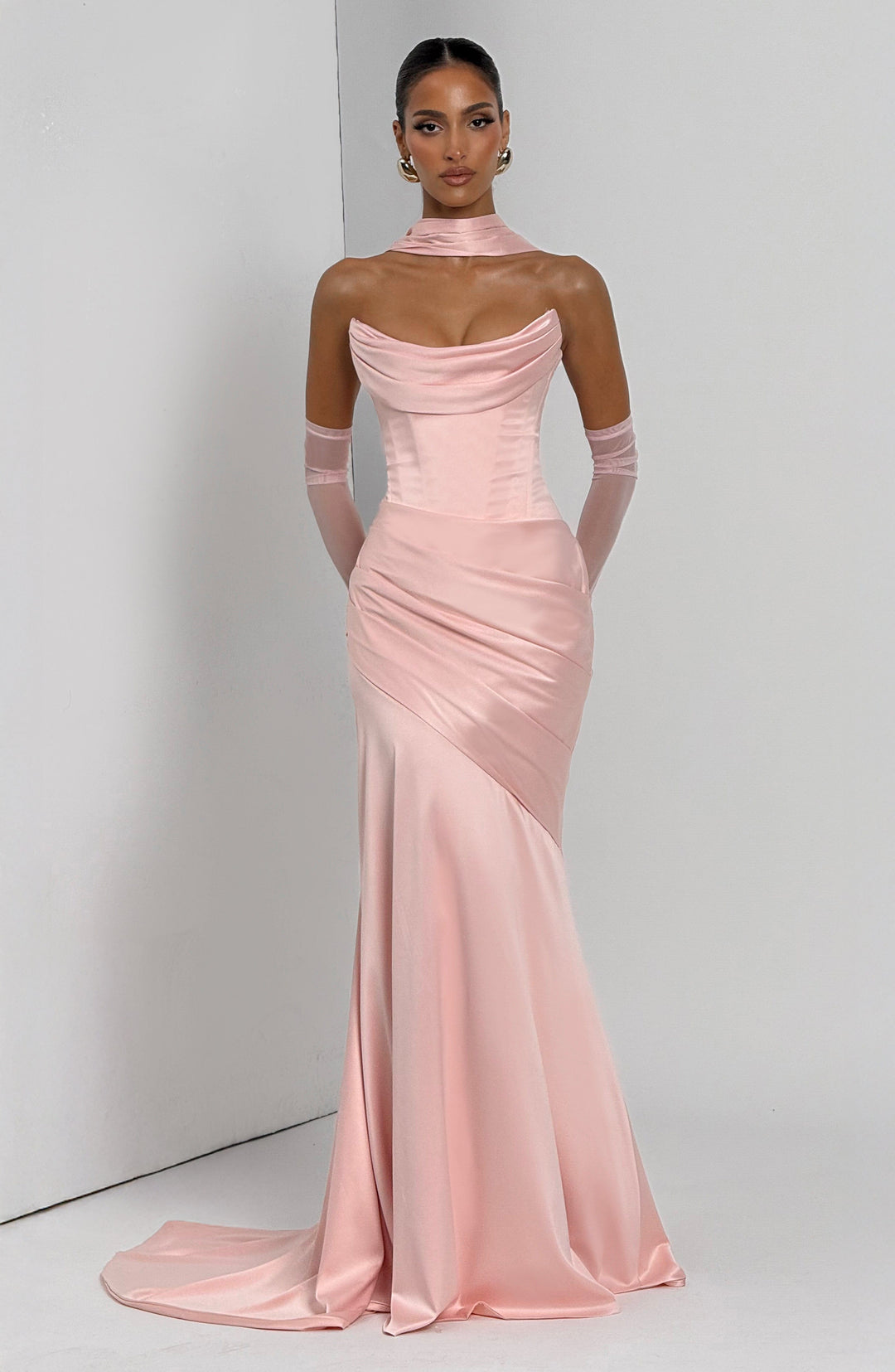 Lumaessa Maxi Dress in Blush by Clandour, product photo 13