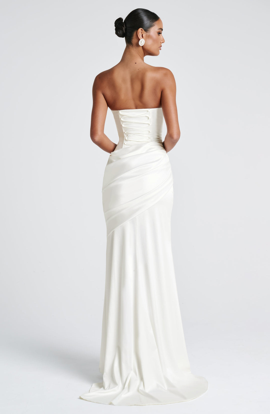 Lumaessa Maxi Dress in Ivory by Clandour, product photo 10