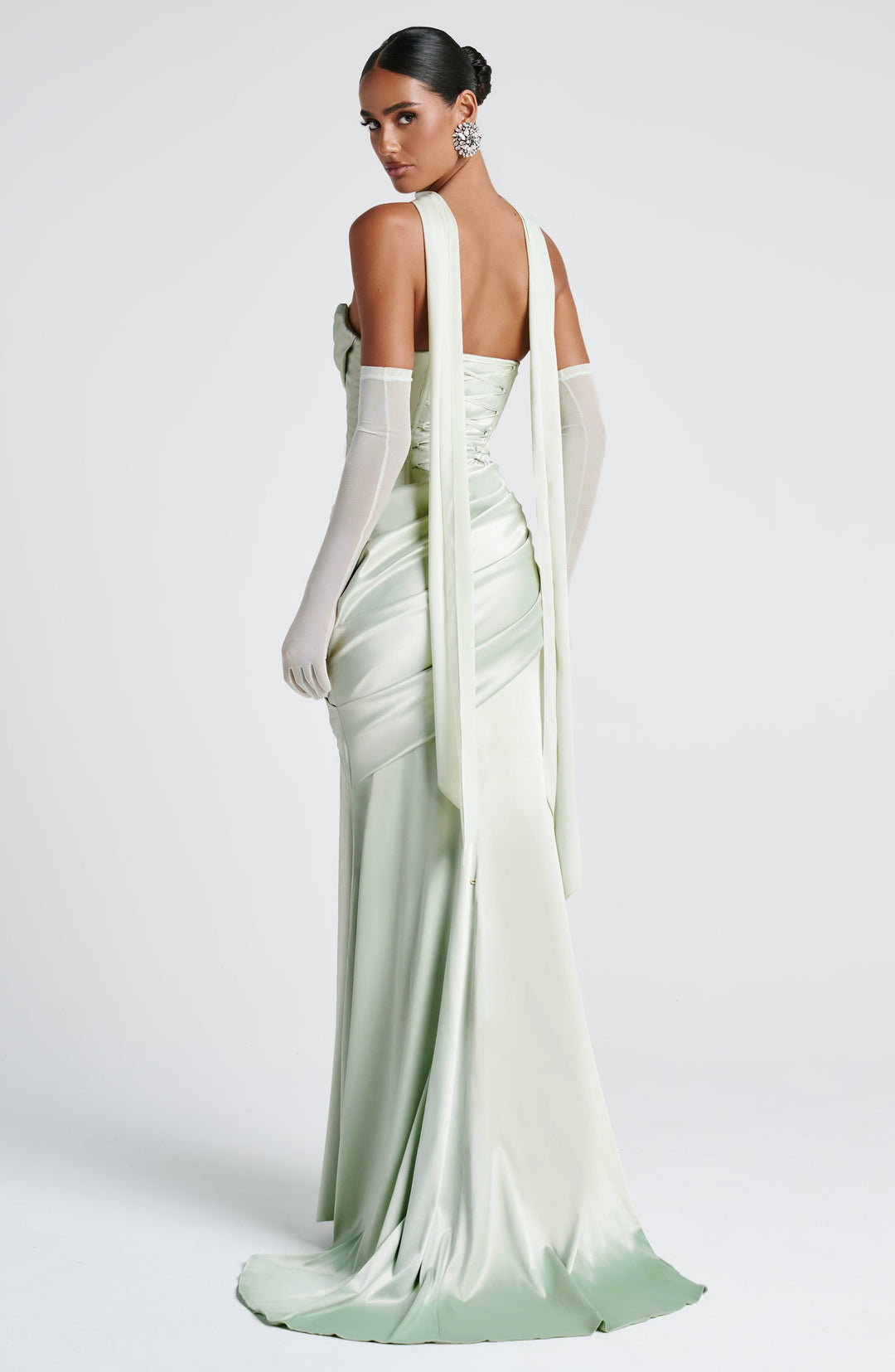 Lumaessa Maxi Dress in Mint by Clandour, product photo 6