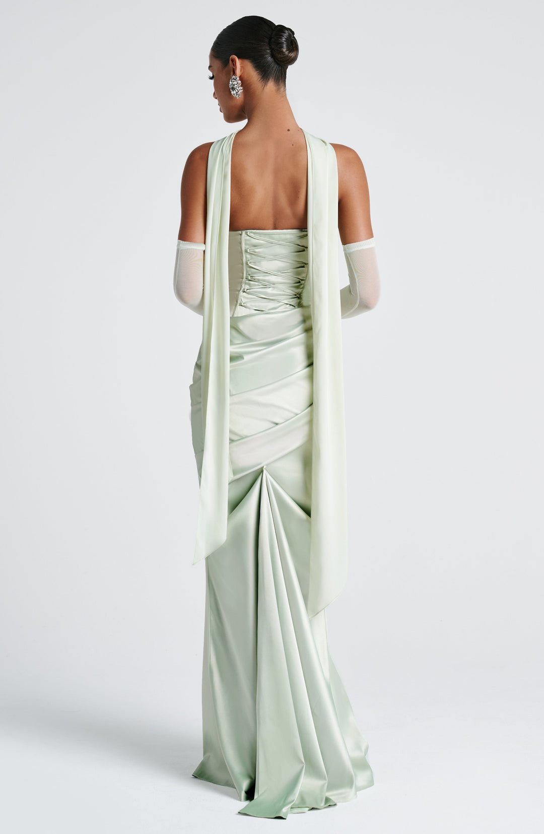 Lumaessa Maxi Dress in Mint by Clandour, product photo 7