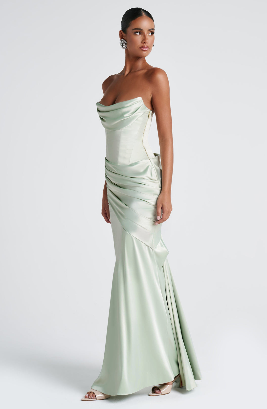 Lumaessa Maxi Dress in Mint by Clandour, product photo 9