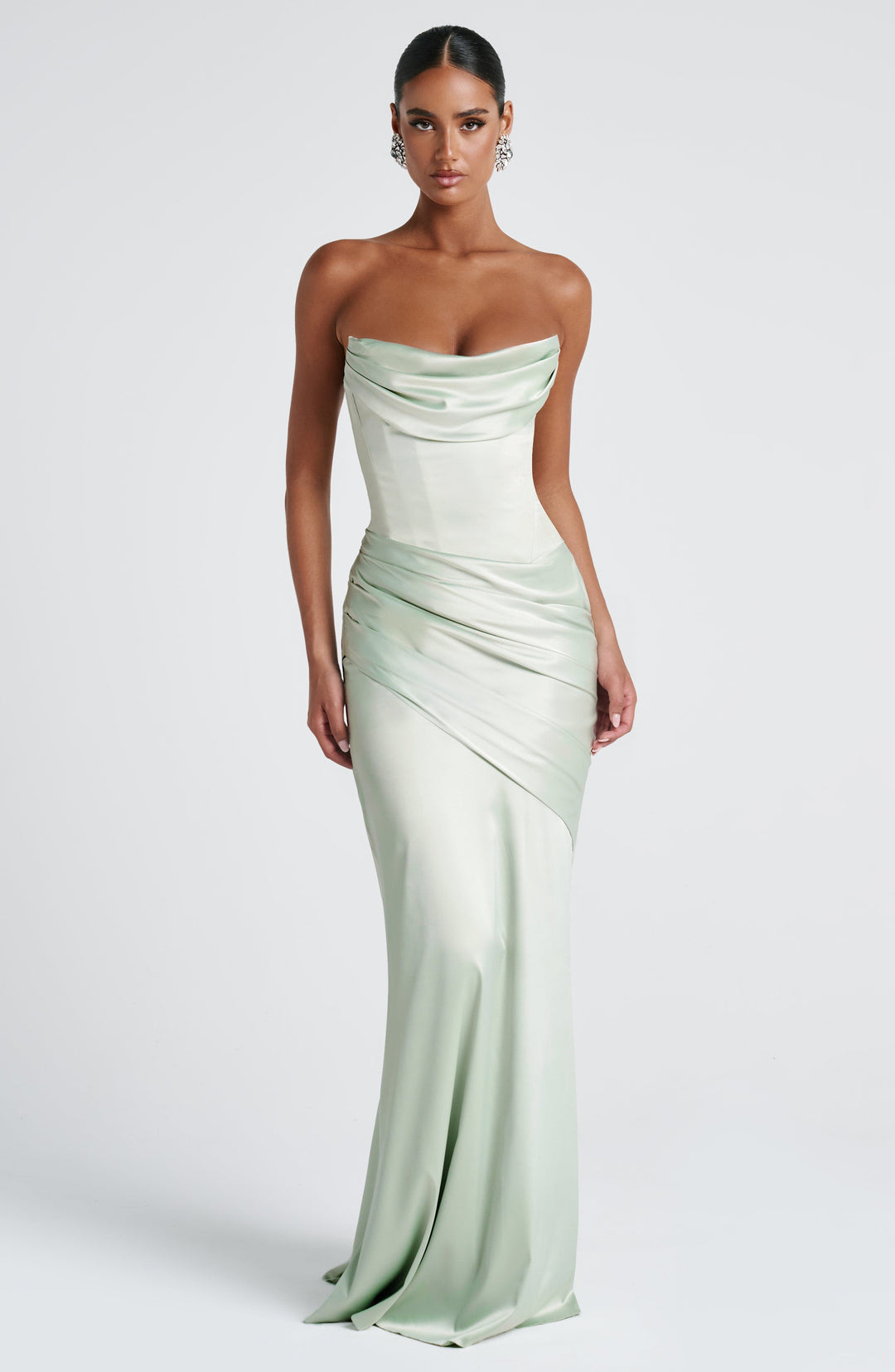Lumaessa Maxi Dress in Mint by Clandour, product photo 10