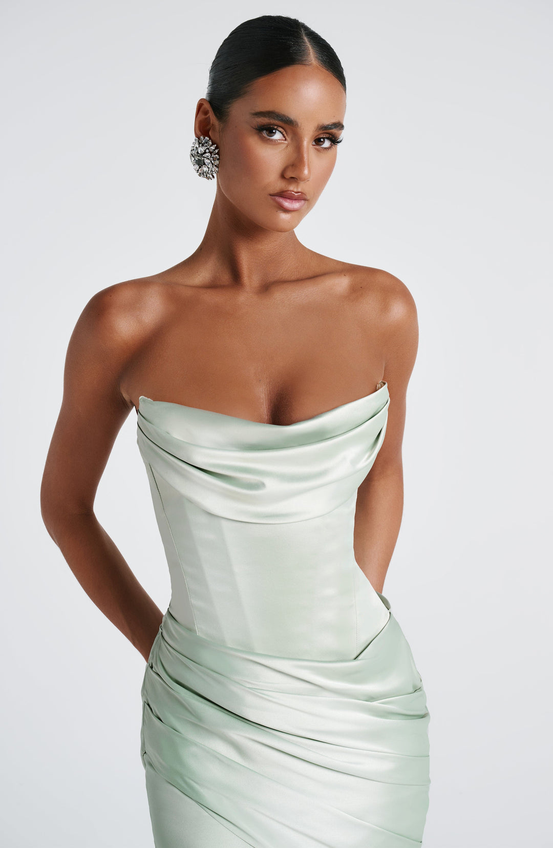 Lumaessa Maxi Dress in Mint by Clandour, product photo 12