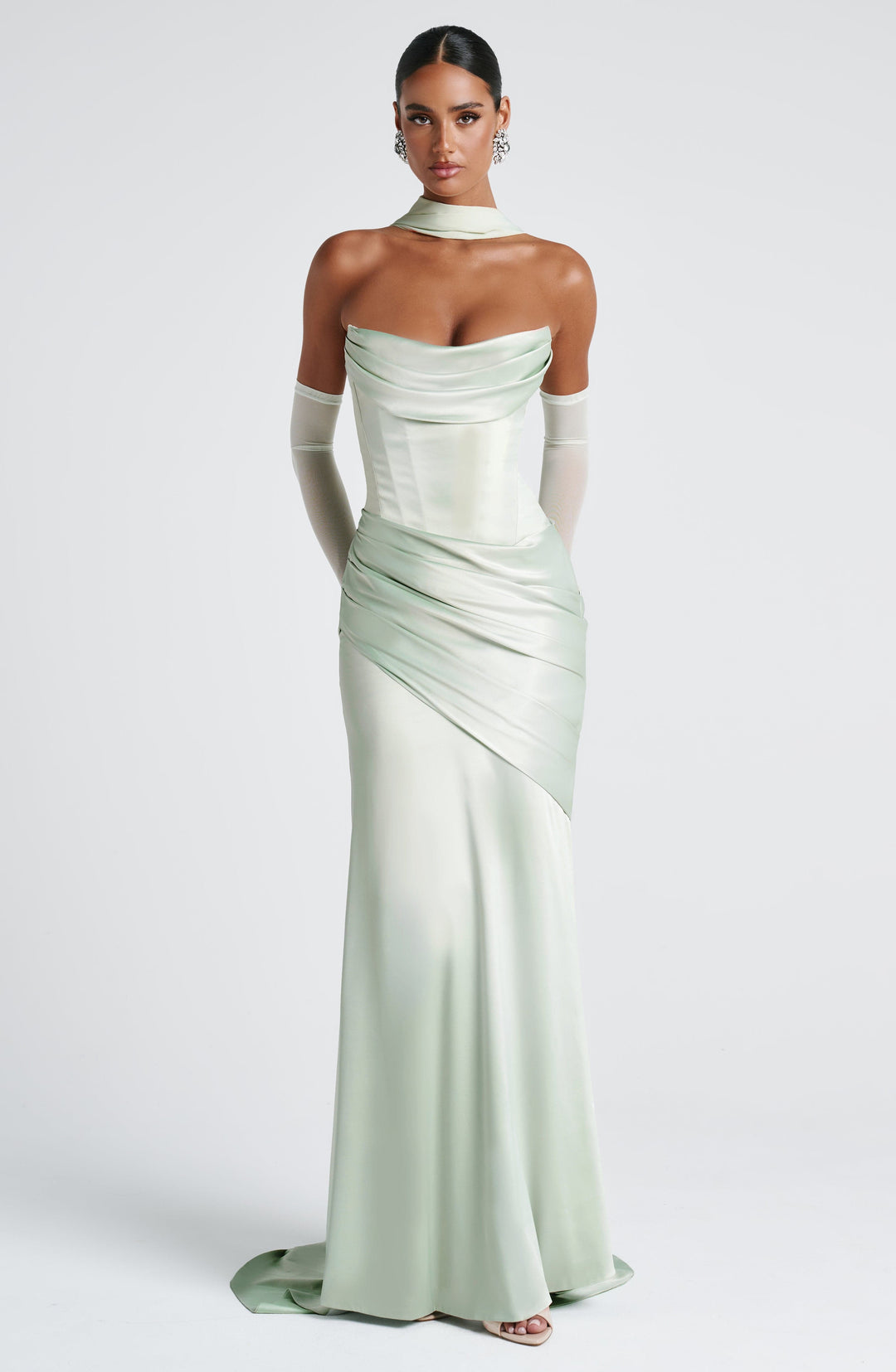 Lumaessa Maxi Dress in Mint by Clandour, product photo 14